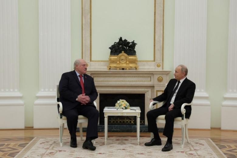 Владимир Путин и Александр Лукашенко