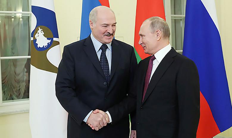 Александр Лукашенко и Владимир Путин