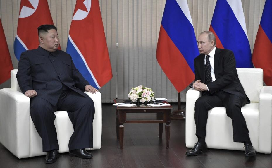 Ким Чен Ын и Владимир Путин