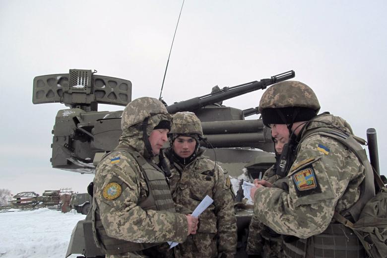 Военнослужащие ВСУ