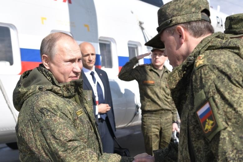 Верховный главнокомандующий, президент РФ Владимир Путин