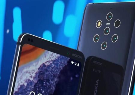 Пресс-рендеры Nokia 9 показали пентакамеру