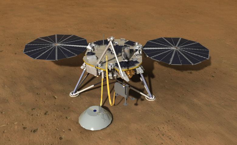 NASA InSight lander on Mars