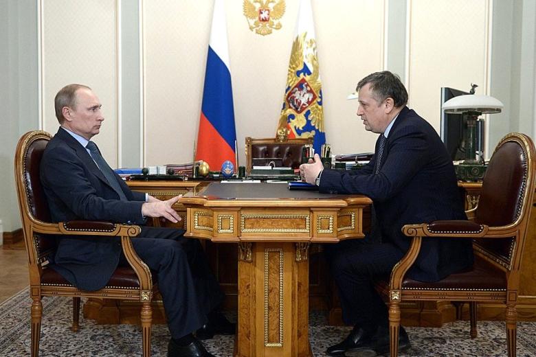 Владимир Путин и Александр Дрозденко