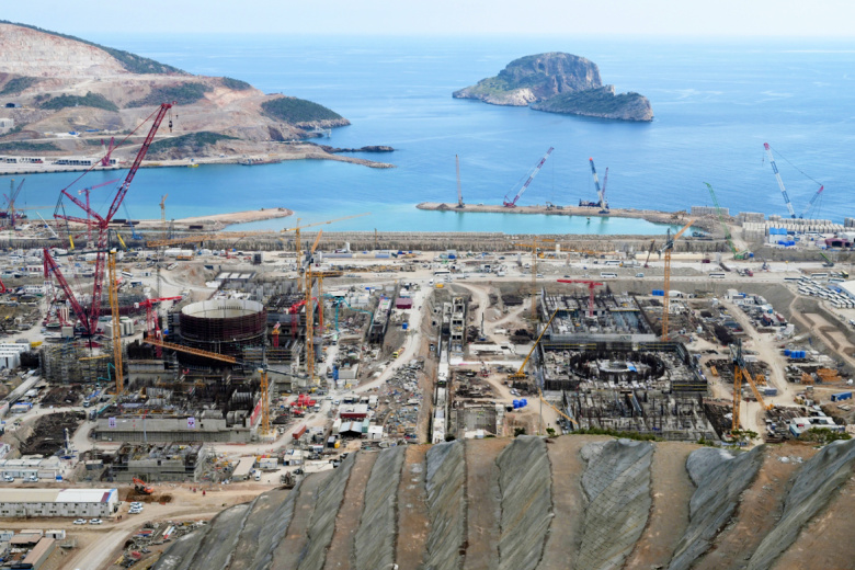 Строительство атомной электростанции «Аккую» в турецком городе Гюльнар