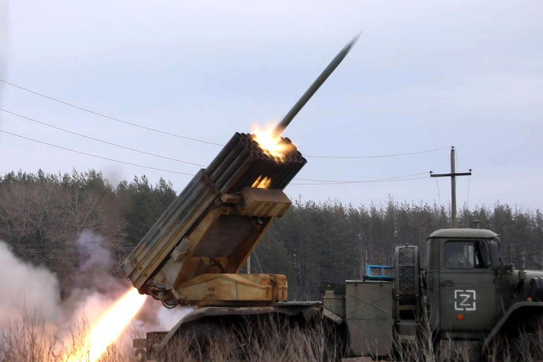 Боевая работа РСЗО «Торнадо» в зоне СВО
