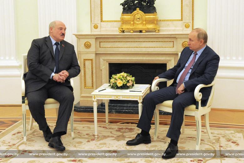 Александр Лукашенко и Владимир Путин