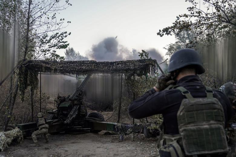 Солдаты ВСУ в зоне боевых действий