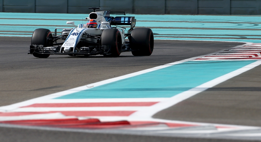 Болид команды Williams Martini Racing под управлением Роберта Кубицы