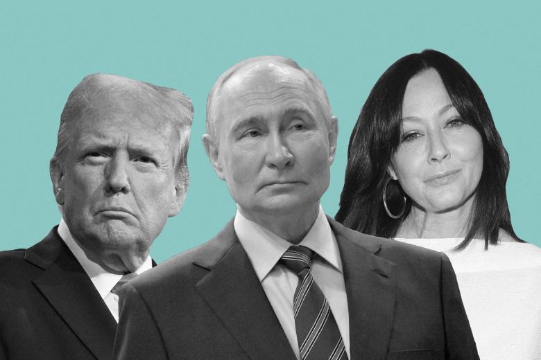 Дональд Трамп, Владимир Путин, Шеннен Доэрти