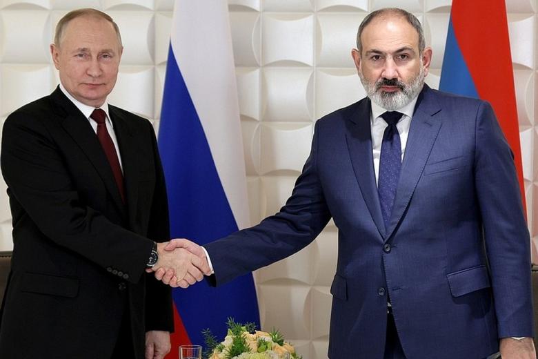 Владимир Путин и Никол Пашинян