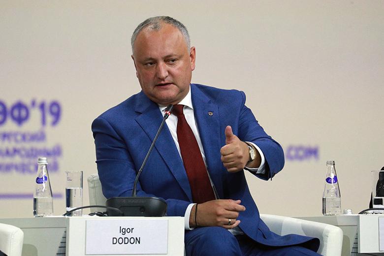 Президент Молдавии Игорь Додон