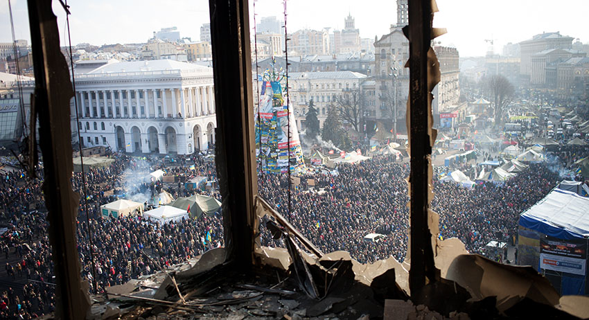 В ходе противостояний гибли мирные граждане