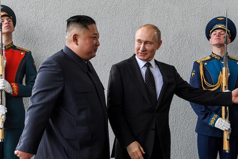 Ким Чен Ын и Владимир Путин