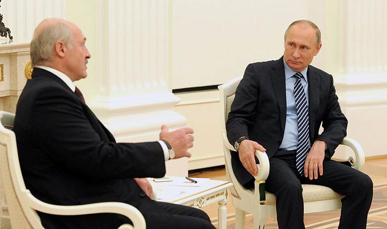 Александр Лукашенко и Владимир Путин