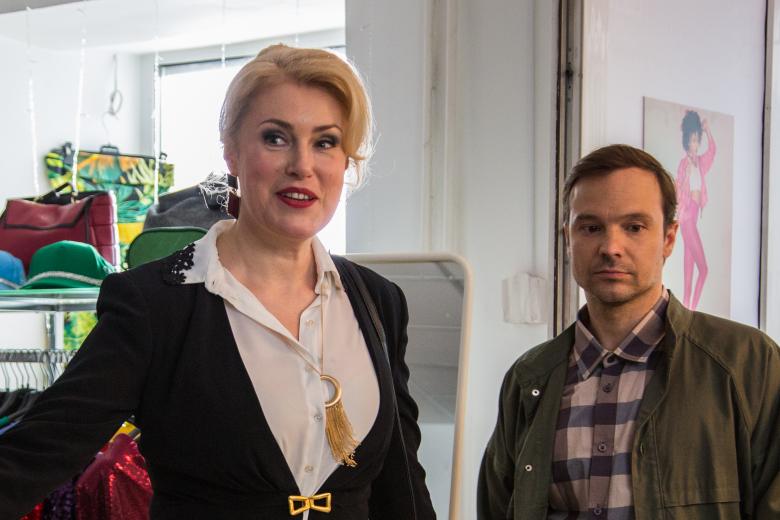 Кадр из сериала «Московский роман», заслуженная артистка РФ Мария Шукшина и актёр Алексей Чадов