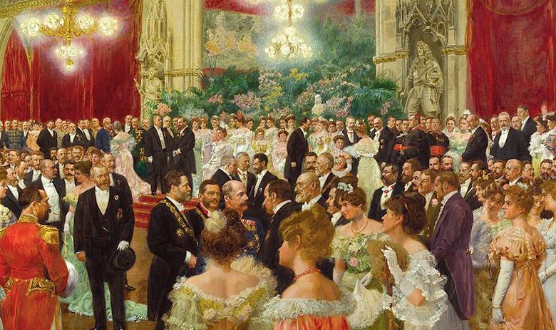 Венский бал на картине 1904 года
