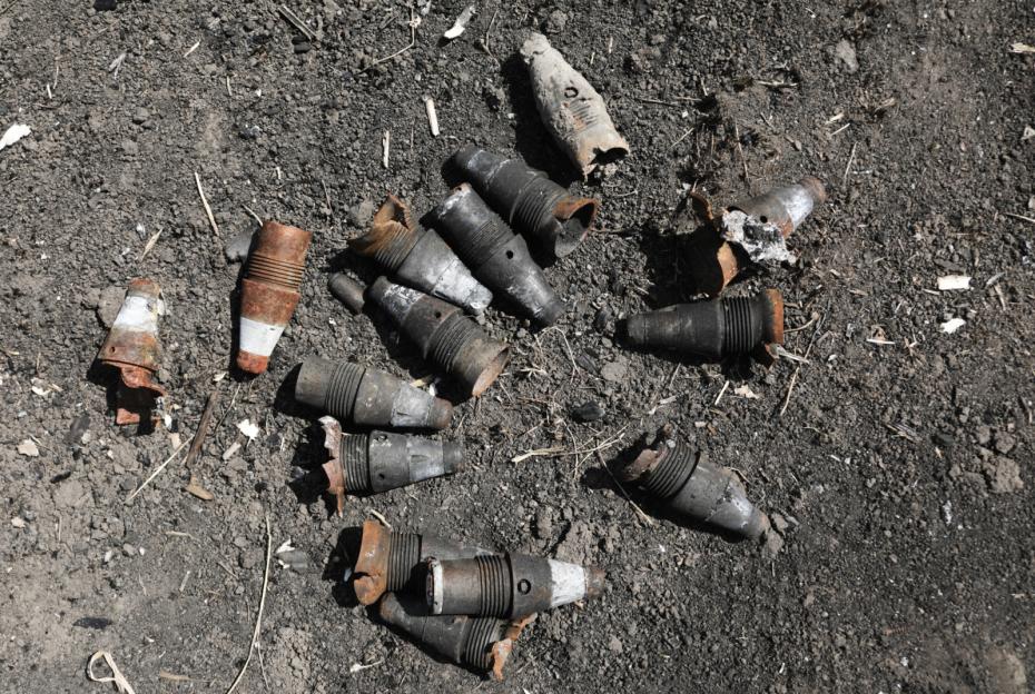 В ходе боевых действий часть военной техники была сожжена