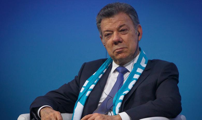 Президент Колумбии Хуан Мануэль Сантос