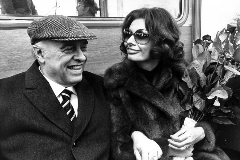 Карло Понти и Софи Лорен, 1971 год