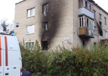 Жители рассказали о пожаре в Волоколамске