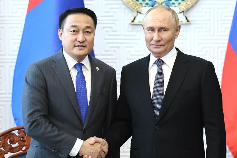 Владимир Путин и Дашзэгвийн Амарбаясгалан