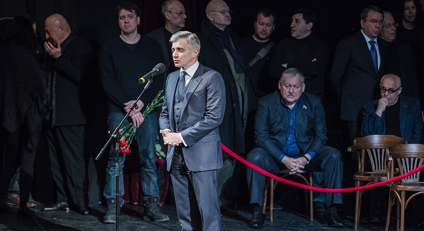 Руководитель Департамента культуры города Москвы Александр Кибовский