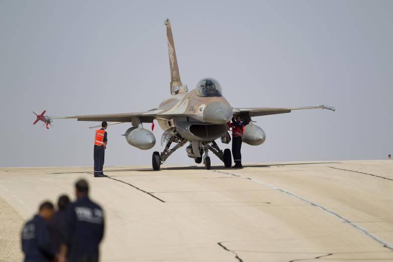 Истребитель F-16 ВВС Израиля 