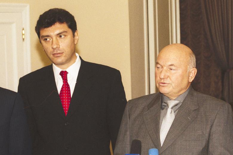 Борис Немцов и Юрий Лужков