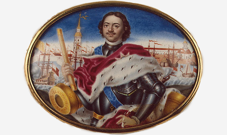 Григорий Мусикийский, Портрет императора Петра Великого, Эрмитаж, 1723