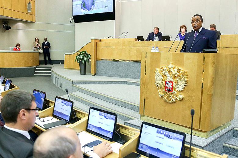 Президент Республики Конго Дени Сассу-Нгессо 