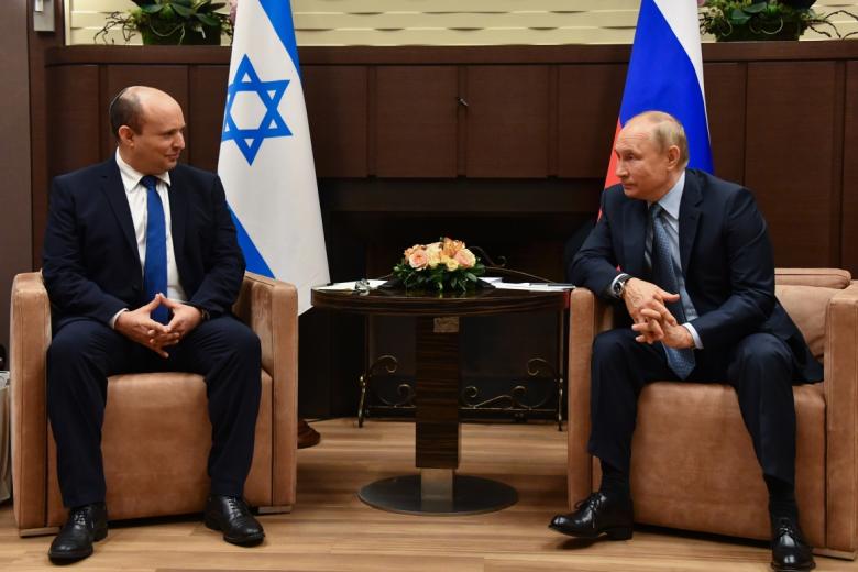 Президент РФ Владимир Путин и премьер-министр Израиля Нафтали Беннет