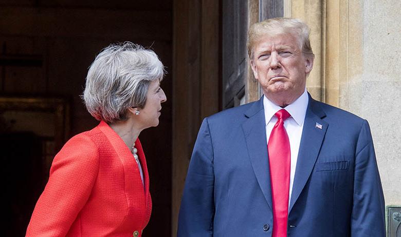 Тереза Мэй и Дональд Трамп