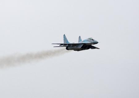 МиГ-29 потерпел крушение в воздушном бою