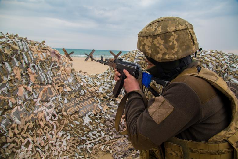 Украинский военнослужащий