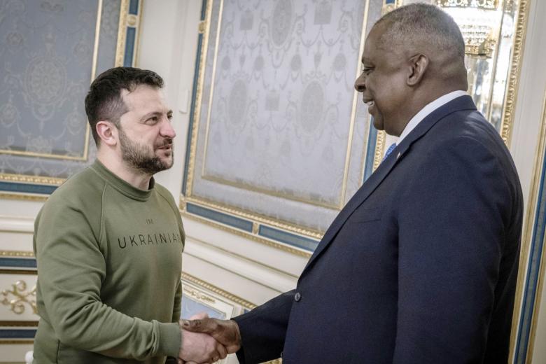 Владимир Зеленский, Ллойд Остин