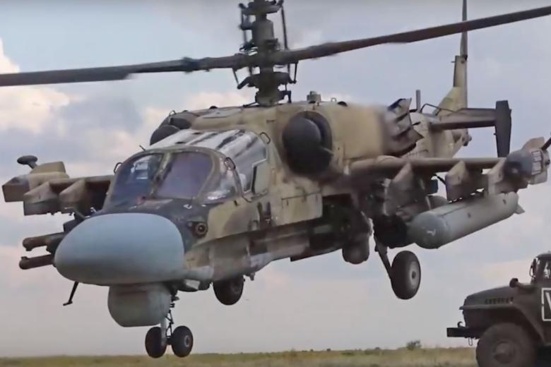 Боевая работа Ка-52 «Аллигатор»