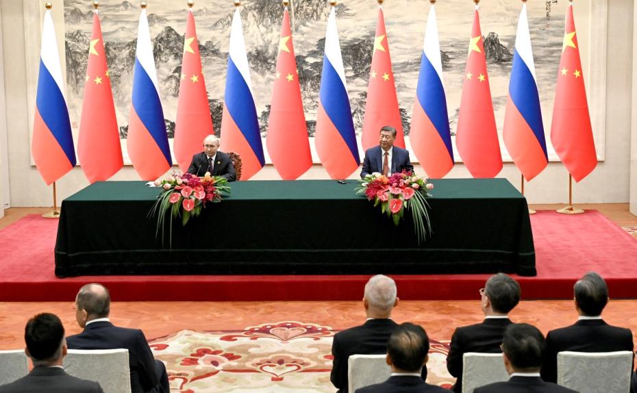 По итогам переговоров Владимир Путин и Си Цзиньпин сделали заявления для прессы