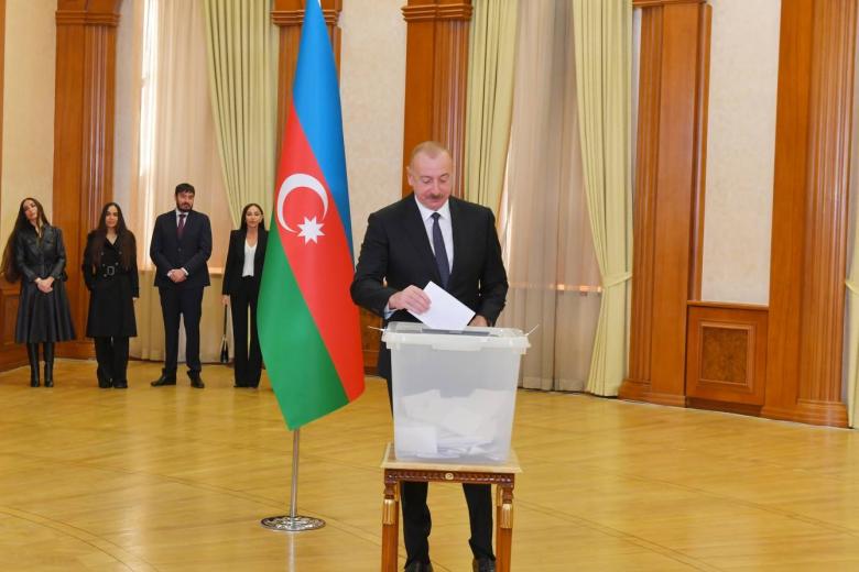 Президент Азербайджана Ильхам Алиев