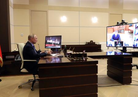 Путин проведёт телеконференцию по ситуации с коронавирусом