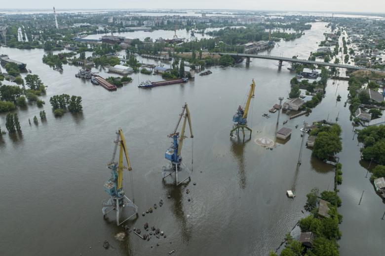 Наводнение в Херсонской области после разрушения Каховской ГЭС