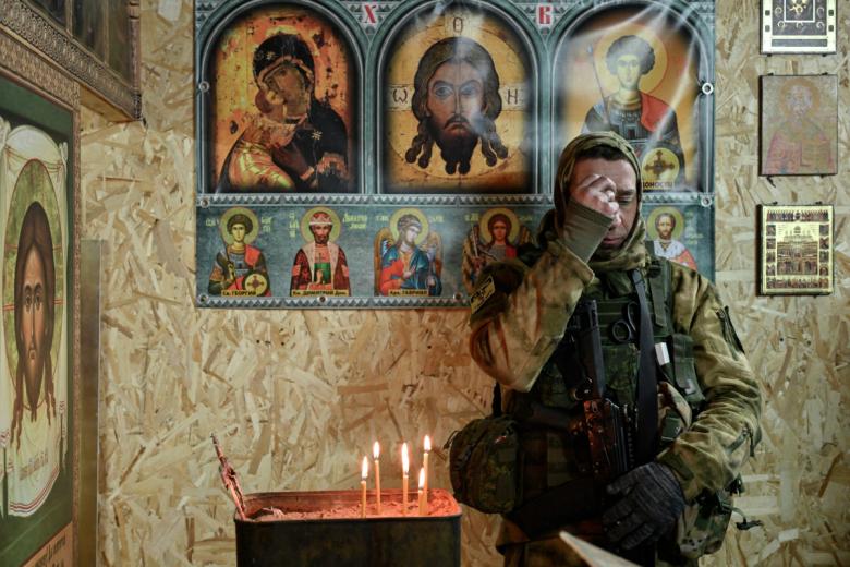 Военнослужащий ВС РФ в зоне СВО