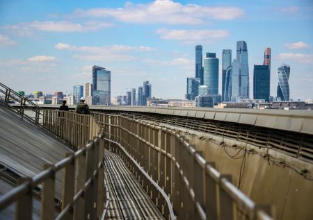Руферы подрались с охранниками на крыше небоскрёба «Москвы-Сити»