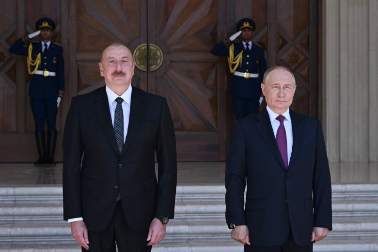 Владимир Путин и Ильхам Алиев