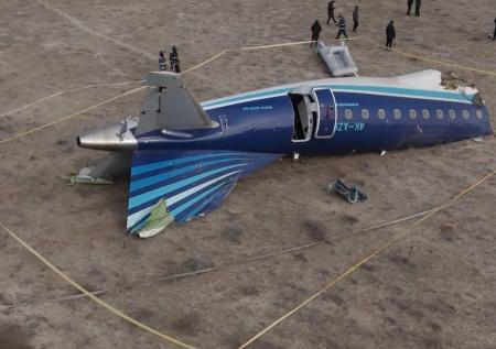 В Кремле высказались об отчете о крушении самолета AZAL