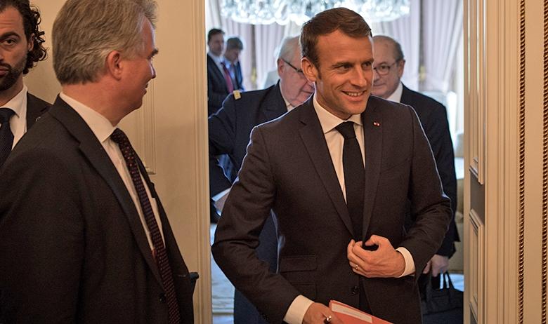 Президент Франции Эммануэль Макрон