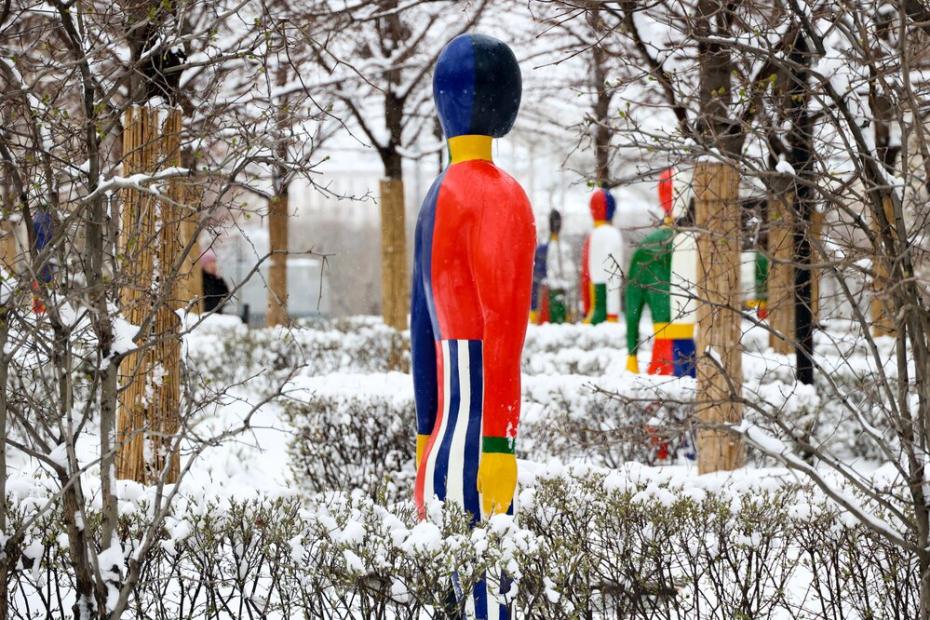 Сильнейший снегопад накрыл Москву и Подмосковье в ночь на 6 апреля