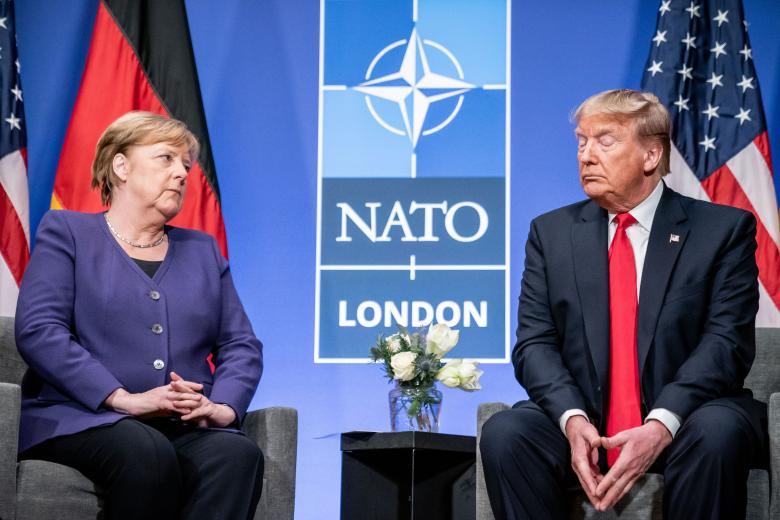 Ангела Меркель и Дональд Трамп