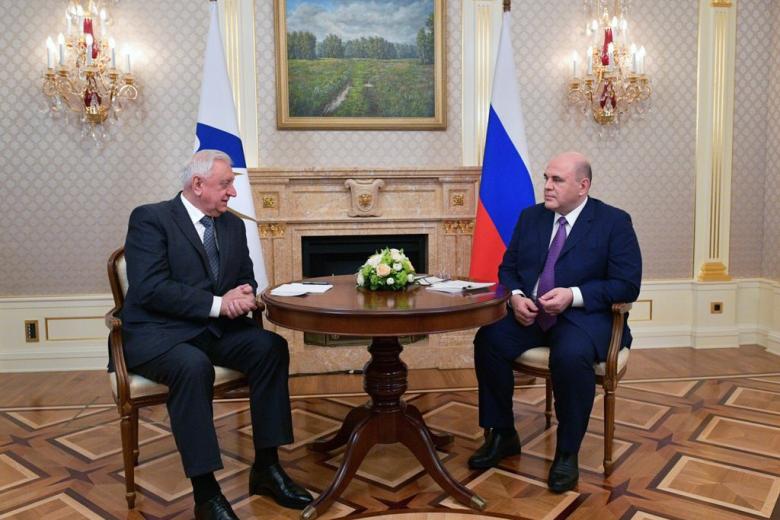 Михаил Мясникович и Михаил Мишустин
