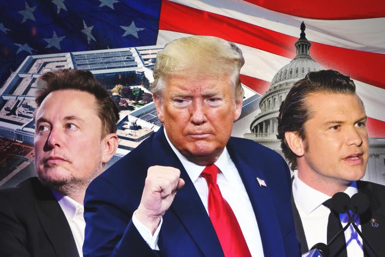 Илон Маск, Дональд Трамп, Пит Хегсет